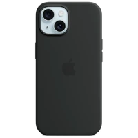Maskica APPLE MagSafe Silicone Back Cover za APPLE iPhone 15, crna (MT0J3)