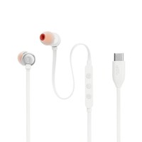 Slušalice JBL Tune 310C, In-ear, mikrofon, USB-C, bijele (JBLT310CWHT)