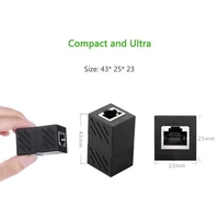 UGREEN RJ45 utikač (ženski na ženski), vrećica, crni