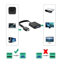 Adapter UGREEN HDMI na VGA + 3,5mm audio + MicroUSB, kutija, crni