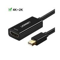 Adapter UGREEN Mini DisplayPort na HDMI (ženski), 4K, kutija, crni
