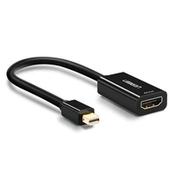 Adapter UGREEN Mini DisplayPort na HDMI (ženski), 4K, kutija, crni