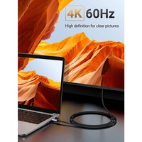 Kabel UGREEN USB-C na HDMI, 1,5m, 4K@60Hz, kutija