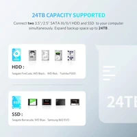 Docking stanica UGREEN Dual USB 3.0 na SATA HDD, kutija