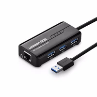 Hub UGREEN USB 3.0 na 3x USB-A + RJ45, kutija