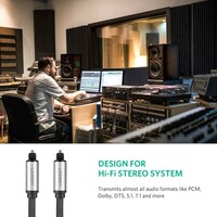 Kabel UGREEN Toslink optički, opleteni, 3m, kutija