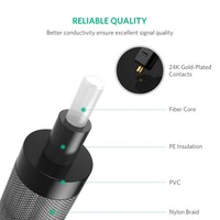 Kabel UGREEN Toslink optički, opleteni, 3m, kutija