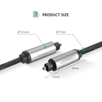 Kabel UGREEN Toslink optički, opleteni, 3m, kutija