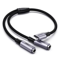Kabel UGREEN USB-C na audio 3,5mm, 2x 25cm, vrećica