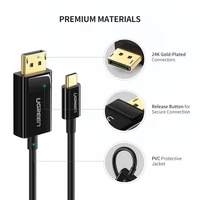 Kabel UGREEN USB-C u DP 4K (DisplayPort), 1,5m, vrećica