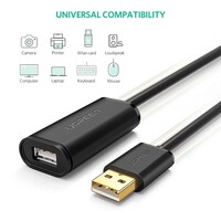 Kabel UGREEN USB 2.0 Active produžni, 10m, kutija, s pojačalom signala