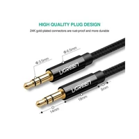 Kabel UGREEN audio 3,5mm, 2m, crni