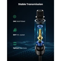 Kabel UGREEN Toslink optički, 1,5m, vrećica