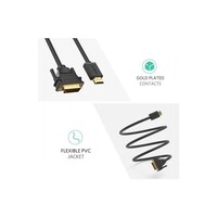 Kabel UGREEN HDMI na DVI (24+1), 2m, vrećica