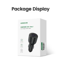 Punjač UGREEN za automobil, 69W, USB + USB-C, kutija