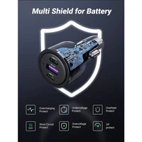 Punjač UGREEN za automobil, 69W, USB + USB-C, kutija