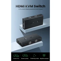 Prekidač UGREEN HDMI 2x1 KVM, kutija