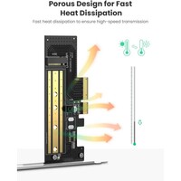 Adapter UGREEN M.2 PCIe NVME na PCIe 3.0 x4/x8/x16, kutija