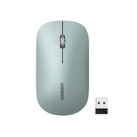 Miš UGREEN bežični, tih, tanak, lagan, 2.4GHz, 400DPI, kutija, zeleni