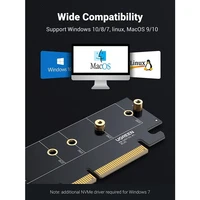 Adapter UGREEN M.2 PCIe NVME M-Key na PCIe 4.0 x16 s hladnjakom, kutija
