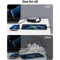 Punjač UGREEN 2x USB-A + 4x USB-C, 200W, GaN II, kutija