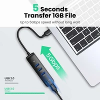 Hub UGREEN USB 3.0, 4 porta, 1m, kutija