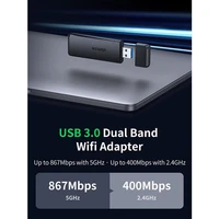 Adapter UGREEN WiFi AC1300, 1300Mbps, 802.11, Dual Band