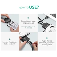Adapter UGREEN USB 3.0 na SATA, za 2,5"/3,5" HDD/SSD