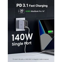 Punjač UGREEN Nexode 140W, 3 porta, USB-C, PD 3.1, GaN