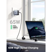 Punjač UGREEN Nexode 65W, USB-A + USB-C, GaN II, PD 3.0
