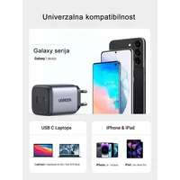 Punjač UGREEN Nexode 45W, USB-C, PD 3.0, GaN II