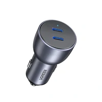 Punjač UGREEN za automobil, 2x USB-C, QC 3.0, 40W, kutija