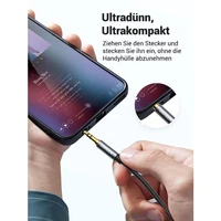 Produžni kabel UGREEN Aux 3,5mm za slušalice, 1m, kompatibilan sa slušalicama, računalima, mobitelima, zvučnicima