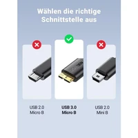 Kabel UGREEN USB 3.0, USB-A na Micro-B, 1m