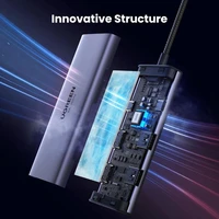 Hub UGREEN USB-C 6u1, dvostruki HDMI 4K@60Hz, 100W PD
