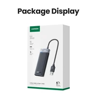 Hub UGREEN USB 3.0 s 4 priključka, 5Gbps