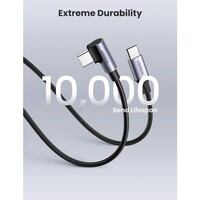 Kabel UGREEN USB-C kutni na USB-C kutni, 60W, 3m