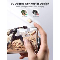 Kabel UGREEN USB-C kutni na USB-C kutni, 60W, 3m