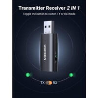 Predajnik/prijamnik UGREEN Bluetooth 5.1, 2u1, za TV, kućni audio, autoradio