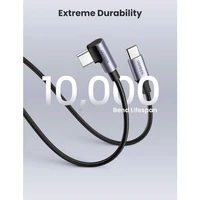 Kabel UGREEN USB-C kutni na USB-C kutni, 60W, 2m