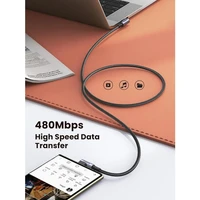 Kabel UGREEN USB-C kutni, 60W, 1m