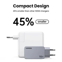 Punjač UGREEN Nexode Pro 100W GaN, 3 porta, s uključenim kabelom USB-C 100W, 1,5m