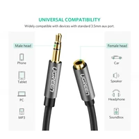 Kabel UGREEN audio produžni, 3,5mm muški na 3,5mm ženski, 1.5m