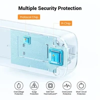 Utičnica UGREEN zaštitna, 3x Schuko + 2x USB-A + 1x USB-C, 2m