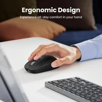 Miš UGREEN bežični, 5000DPI, 2.4G+BT, crni