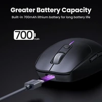 Miš UGREEN bežični, 5000DPI, 2.4G+BT, crni