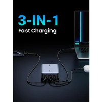 Baterija UGREEN prijenosna, 100W, 20.000mAh, 3 porta za laptop