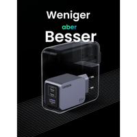 Punjač UGREEN Nexode Pro, 65W, GaN, 3 porta