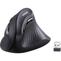 Miš UGREEN bežični, ergonomski, vertikalni, Bluetooth + Wi-Fi