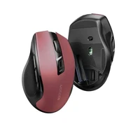 Miš UGREEN bežični, Bluetooth 5.0 + 2.4GHz, USB prijamnik, crveni